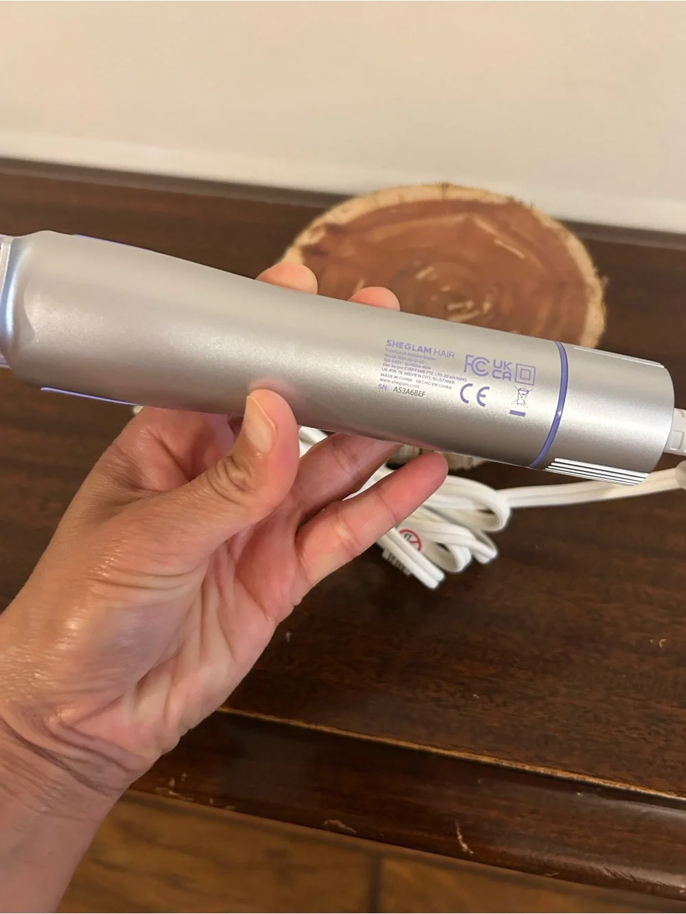glam 2-in-1 Cool Lock Airflow Styler - Pink and Light Purple
